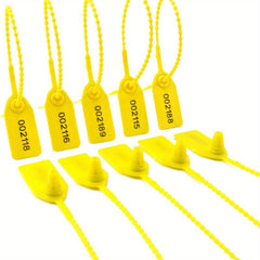105pcs Tamper Evident Seals Fire Extinguisher Numbered Zip Ties
