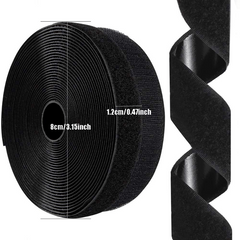 Hook and Loop Tape Self Adhesive Roll for Home Office Car Crafting