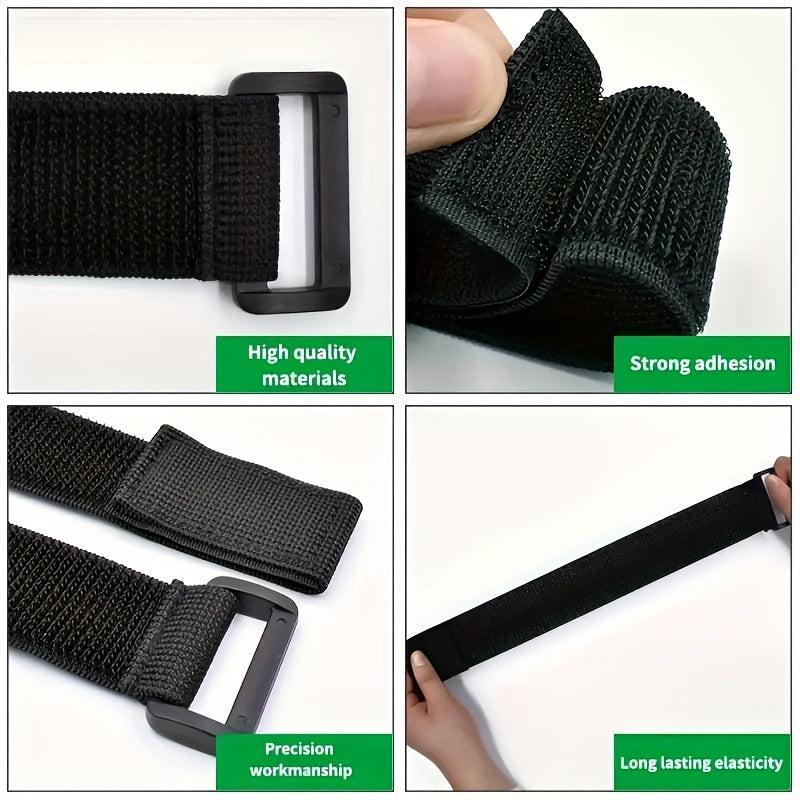 2pcs Hook and loop Elastic Binding Band Telescopic Waist Fixing Band