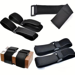 2pcs Hook and loop Elastic Binding Band Telescopic Waist Fixing Band