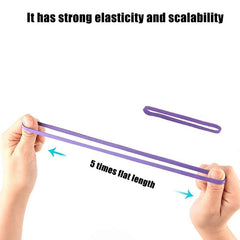 120pcs Large Rubber Bands, Various Colors, Elastic Bands for Office Files