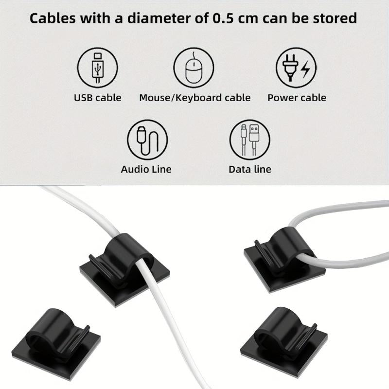 146pcs Cable Management Kit for Home Office Desk