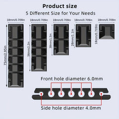 146pcs Cable Management Kit for Home Office Desk
