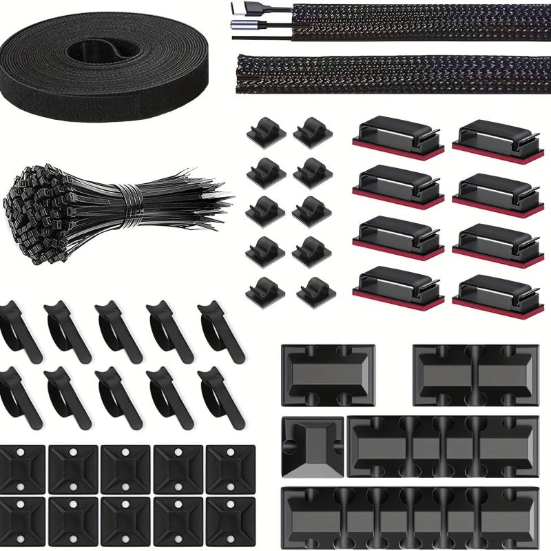 146pcs Cable Management Kit for Home Office Desk