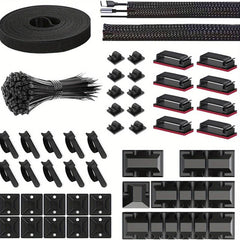146pcs Cable Management Kit for Home Office Desk