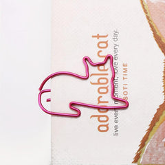 Multicolor Cat Paper Clip Office Supplies Binder Bookmark Memo Planner Clip