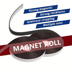 Flexible Magnetic Tape Strip Roll for Craft & DIY Projects