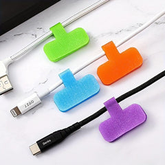 32pcs Multicolor Wire Label Nylon Writable Oval Cable Label for Cable Management