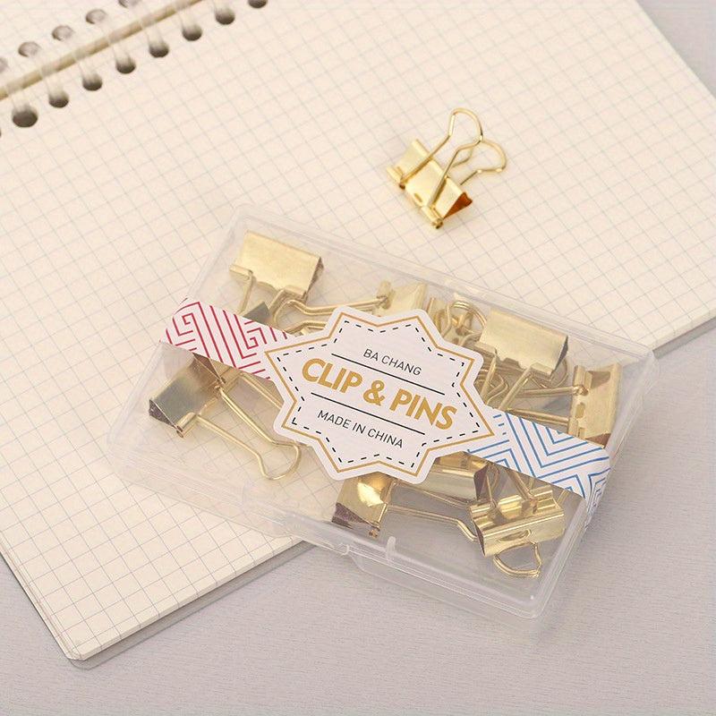 19mm Rose Long Tail Clip Metal Small Clip Hand Account Binding Test Paper Clippi