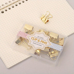 19mm Rose Long Tail Clip Metal Small Clip Hand Account Binding Test Paper Clippi