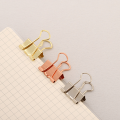 19mm Rose Long Tail Clip Metal Small Clip Hand Account Binding Test Paper Clippi