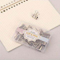 19mm Rose Long Tail Clip Metal Small Clip Hand Account Binding Test Paper Clippi