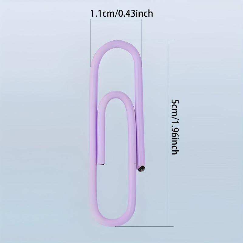 300pcs 3colors Paper Clips for Office School Personal Use