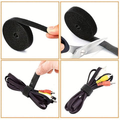 Reusable Cable Straps Double Sided Fastener Tape Cable Management