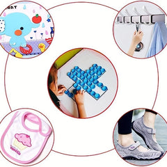 300 Pairs Self Adhesive Hook And Loop Dots 0 39in 10mm Magic Stickers
