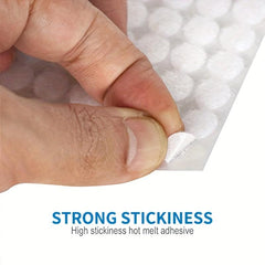 300 Pairs Self Adhesive Hook And Loop Dots 0 39in 10mm Magic Stickers
