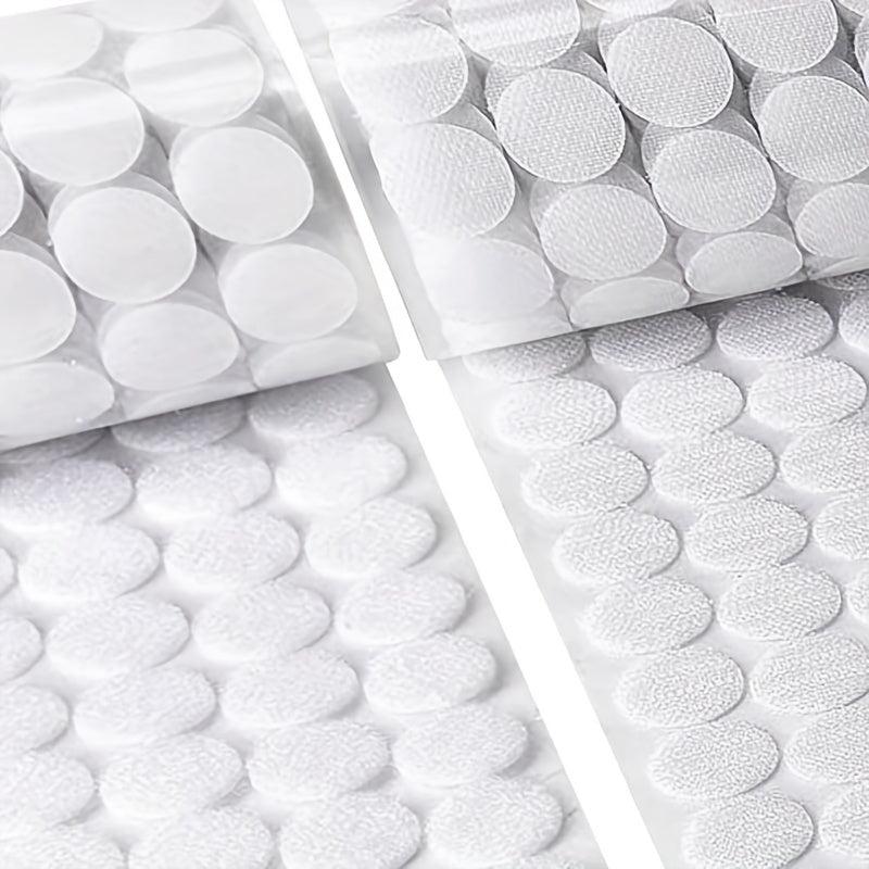 300 Pairs Self Adhesive Hook And Loop Dots 0 39in 10mm Magic Stickers