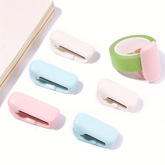 Mini Washi Tape Cutter with Serrated Blade Clip