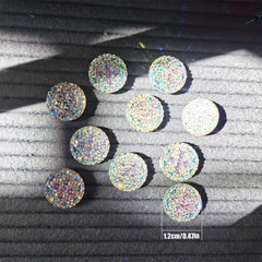 30pcs Round Flashing Crystal Head Map Pins for Decoration Home Office Classroom