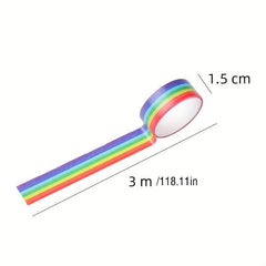 300 0cm Rainbow Washi Tape Scrapbooking DIY Sticker