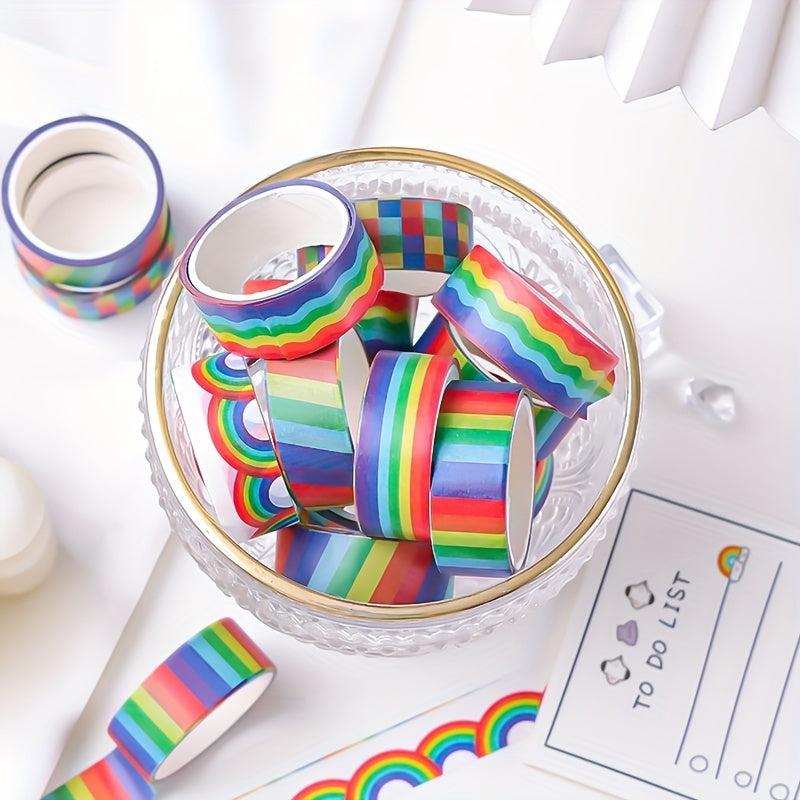 300 0cm Rainbow Washi Tape Scrapbooking DIY Sticker