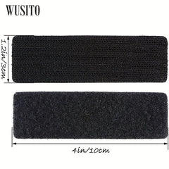 WUSITO Hook And Loop Strips With Adhesive 3.05x10.16cm