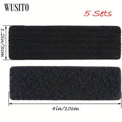 WUSITO Hook And Loop Strips With Adhesive 3.05x10.16cm