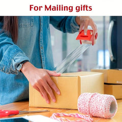 Clear Packing Tape with Dispenser Noiseless 1 Pack
