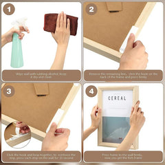 12 Pack Heavy Duty Picture Hanging Strips for Walls