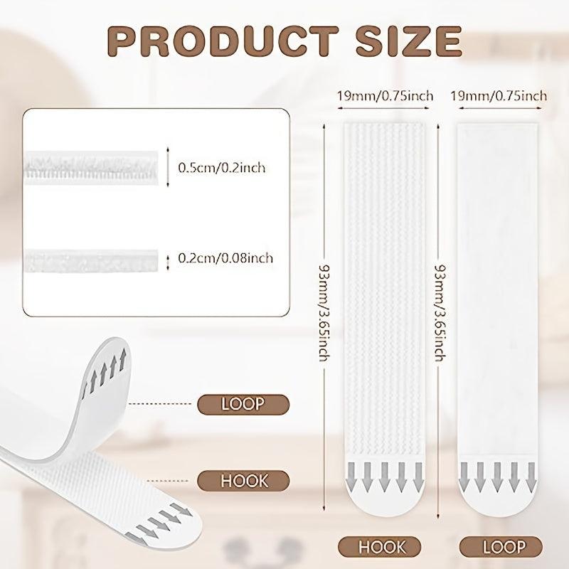 12 Pack Heavy Duty Picture Hanging Strips for Walls