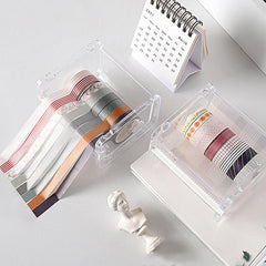 Masking Tape Cutter Washi Tape Storage Organizer