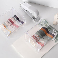 Masking Tape Cutter Washi Tape Storage Organizer