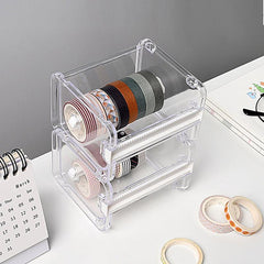 Masking Tape Cutter Washi Tape Storage Organizer