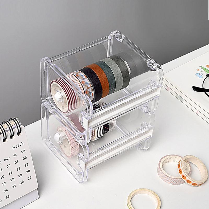 Masking Tape Cutter Washi Tape Storage Organizer