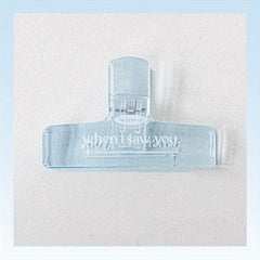 Transparent Acrylic Long Tail Clip for Stationery and Journal