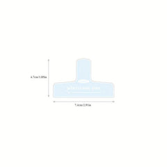 Transparent Acrylic Long Tail Clip for Stationery and Journal