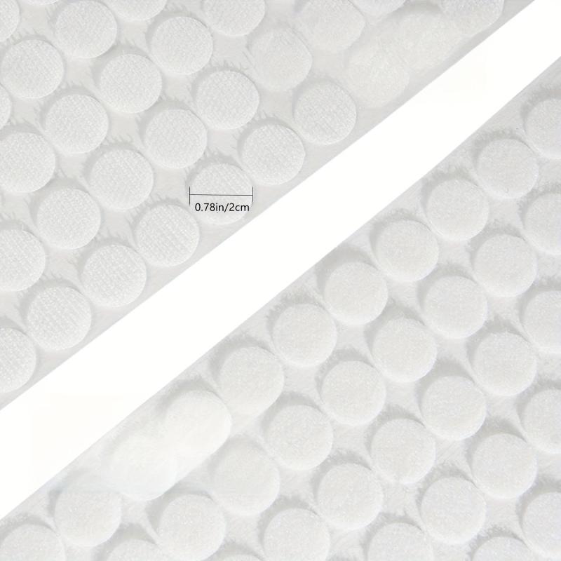 Hook and Loop Adhesive Dots 0.78 Inch 80 Pairs