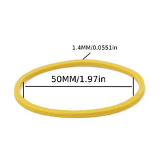 Colorful 50MM High Stretch Rubber Bands - Office School Home Supplies