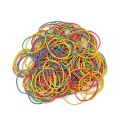 Colorful 50MM High Stretch Rubber Bands - Office School Home Supplies