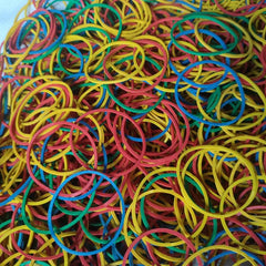 Colorful 50MM High Stretch Rubber Bands - Office School Home Supplies