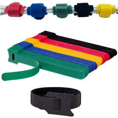 40pcs T Type Cable Ties Nylon Hook And Loop Cable Ties