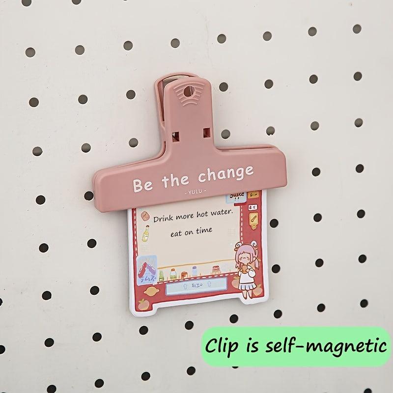 2pcs Magnetic Clips for Home & Classroom Organization