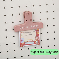 2pcs Magnetic Clips for Home & Classroom Organization