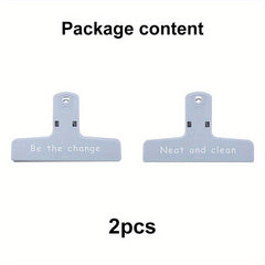 2pcs Magnetic Clips for Home & Classroom Organization