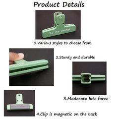 2pcs Magnetic Clips for Home & Classroom Organization