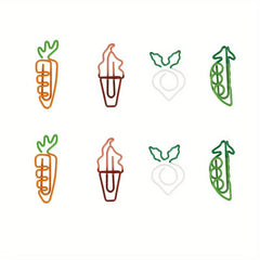 Girl Wind Metal Planner Memo Clip Colorful Creative Cartoon Paper Clip Pack