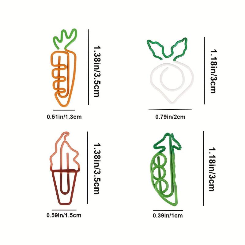 Girl Wind Metal Planner Memo Clip Colorful Creative Cartoon Paper Clip Pack