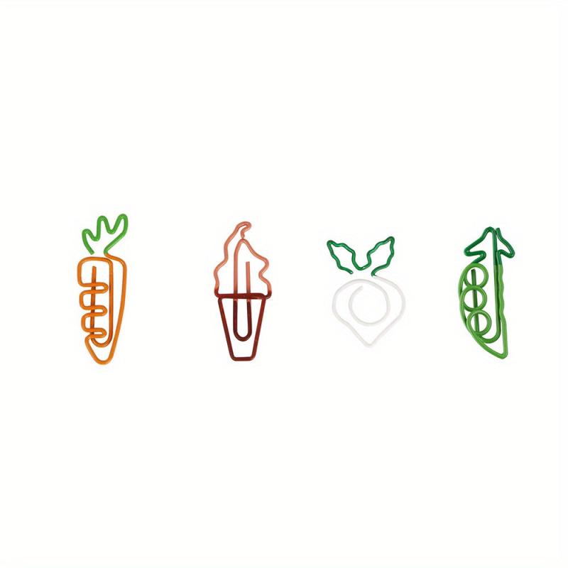 Girl Wind Metal Planner Memo Clip Colorful Creative Cartoon Paper Clip Pack