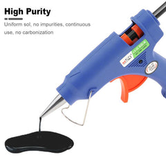 Hot Melt Adhesive Glue Gun Kit with Silicone Rod 7mm 11mm for DIY Tools