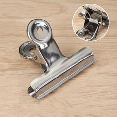 Stainless Steel Clip Bags for Office, School, and Home Use